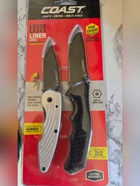 Coast Liner Lock Knives In Box LX232 LX313